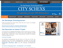 Tablet Screenshot of city-schexs.mybamberg.de